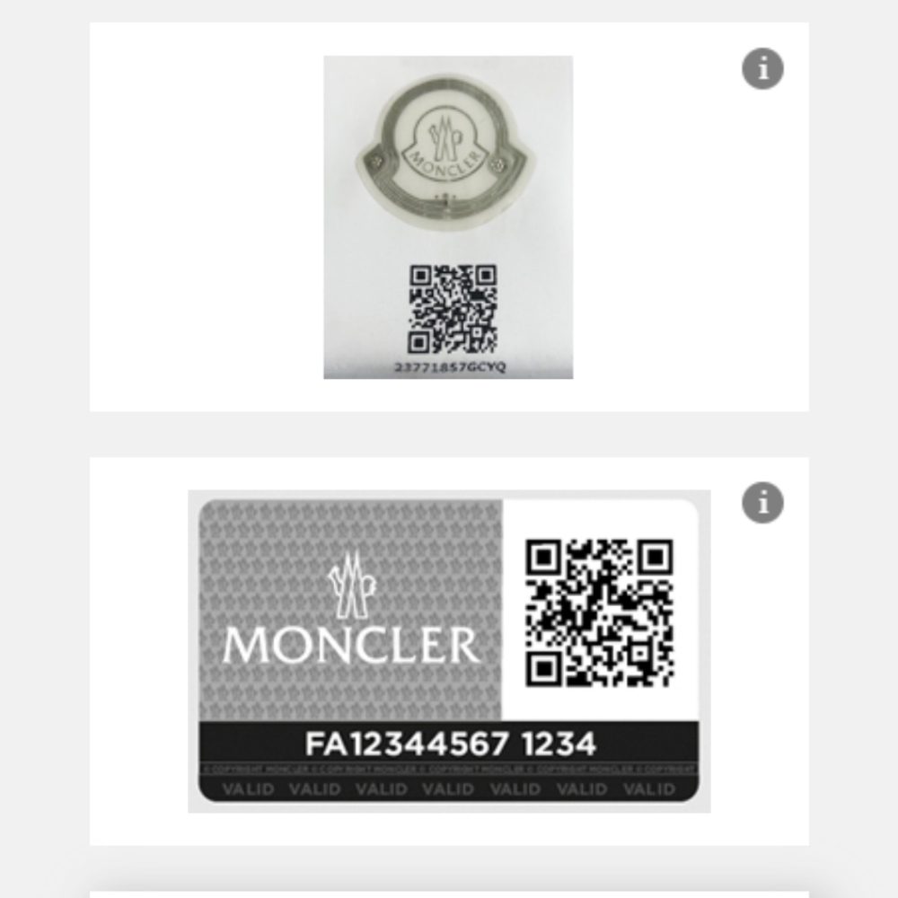 How to check authentic MONCLER